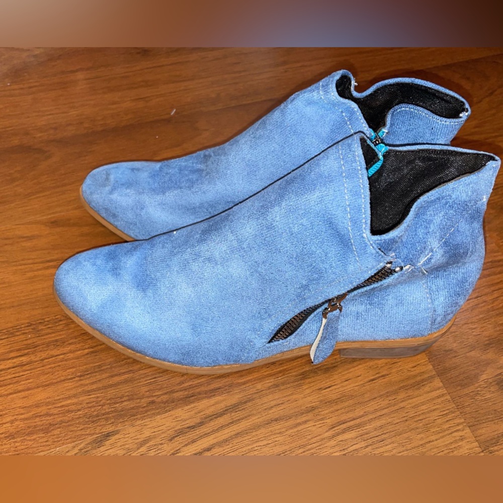 Light Blue Ankle boot